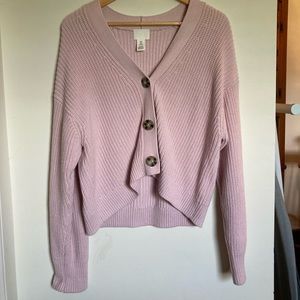 H&M Pink Sweater Cardigan